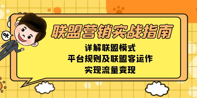 联盟营销实战指南，详解联盟模式、平台规则及联盟客运作，实现流量变现-吾爱网创
