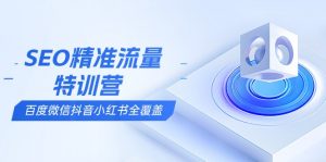 SEO精准流量特训营,百度微信抖音小红书全覆盖,带你搞懂搜索优化核心技巧-吾爱网创