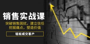 销售实战课,突破销售困扰,建立信任,挖掘痛点,塑造价值,轻松成交客户-吾爱网创