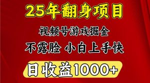 一天收益1000+ 25年开年落地好项目-吾爱网创