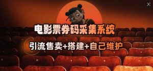 电影票券码采集系统_从商户放单转型做抢单达人-吾爱网创