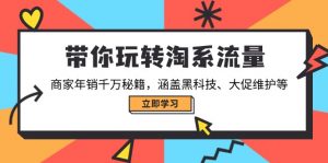 带你玩转淘系流量，商家年销千万秘籍，涵盖黑科技、大促维护等-吾爱网创