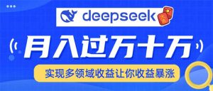用DeepSeek席卷各大平台,快速上手实现多领域,让你收入猛增-吾爱网创