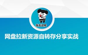 网盘拉新资源自动转存分享实战-吾爱网创