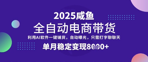 全网首发【闲鱼全自动电商带货】三年磨一剑,一朝露锋芒,单月稳定变现8k+【揭秘】-吾爱网创
