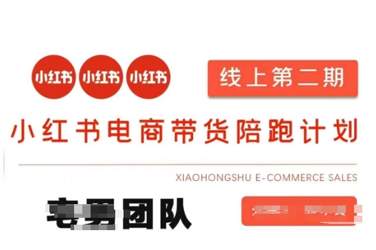 小红书电商带货课2期,月利润20个的小红书电商的有货源,无货源,虚拟产品,付费投流等整套玩法-吾爱网创