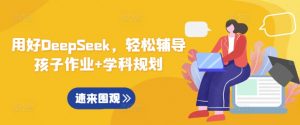 用好DeepSeek，轻松辅导孩子作业+学科规划-吾爱网创