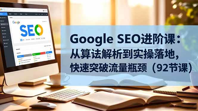 （16576期）Google SEO进阶课：从算法解析到实操落地，快速突破流量瓶颈（92节课）-吾爱网创
