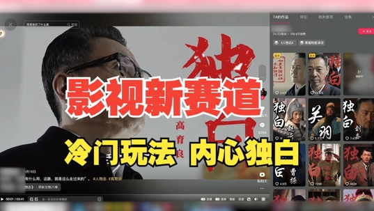 最新影视解说玩法，人物独白，30天涨粉24万+，全流程拆解【揭秘】-吾爱网创