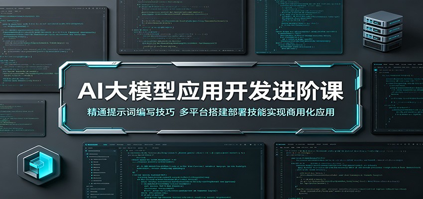 AI大模型应用开发进阶课:精通提示词编写技巧,多平台搭建部署技能实现商用化应用-吾爱网创