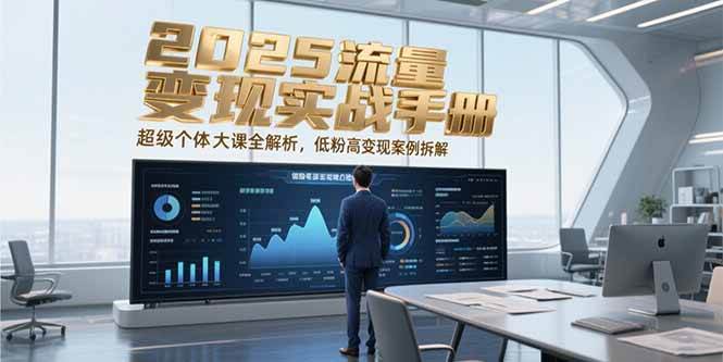 2025流量变现实战手册，超级个体大课全解析，低粉高变现案例拆解-吾爱网创