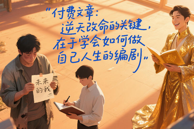 付费文章：逆天改命的关键，在于学会如何做自己人生的编剧-吾爱网创