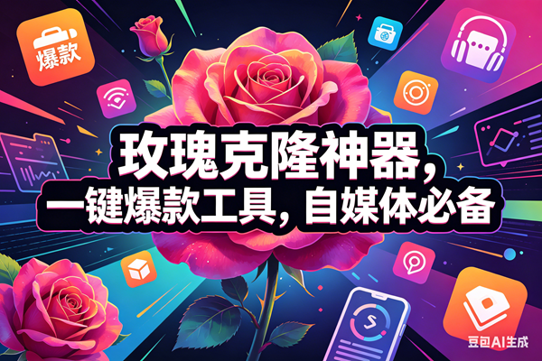 （18246期）玫瑰克隆神器，一键爆款工具，自媒体必备，50多个功能的教程-吾爱网创