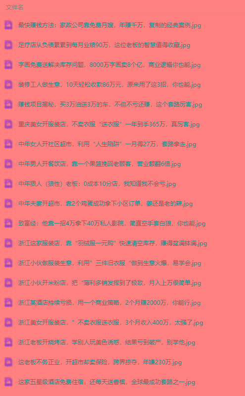 图片[1]-(9607期)真实有效391套商业模式，年入几十到几百万案例解析(电子书+视频+图文)-吾爱网创