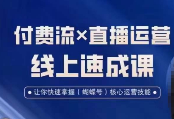 视频号付费流实操课程，付费流✖️直播运营速成课，让你快速掌握视频号核心运营技能-吾爱网创