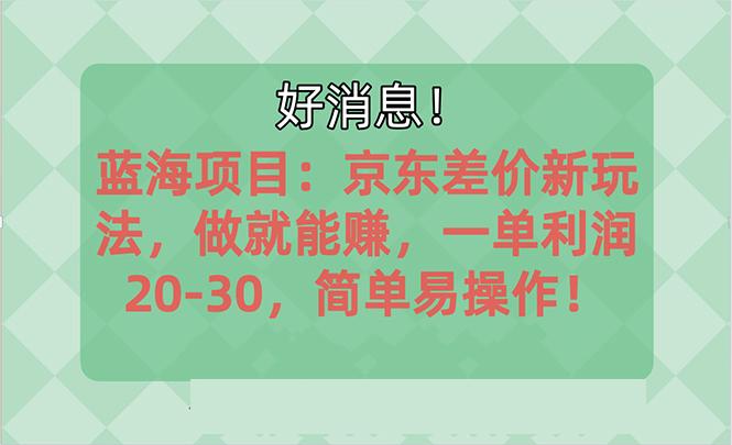 越早知道越能赚到钱的蓝海项目：京东大平台操作，一单利润20-30，简单…-吾爱网创