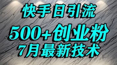 创业粉怎么打？快手精准引流创业粉，宝妈群体日进500+精准流量-吾爱网创