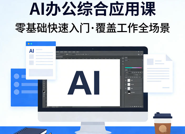 AI办公综合应用课，零基础快速入门，覆盖了工作中各种应用场景-吾爱网创