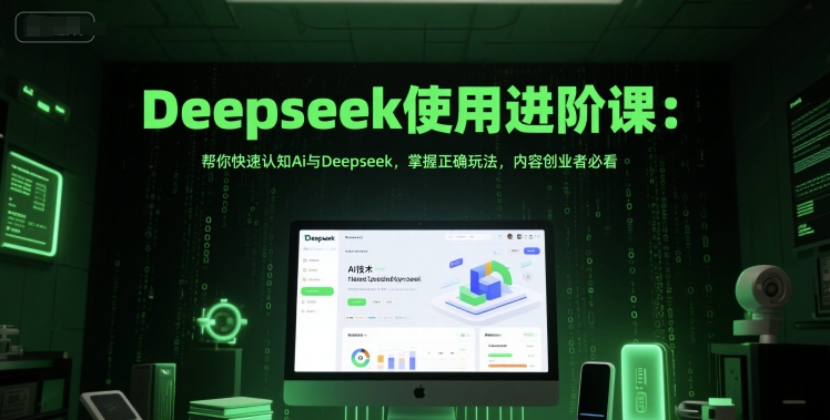 Deepseek使用进阶课：帮你快速认知Ai与Deepseek，掌握正确玩法，内容创业者必看-吾爱网创