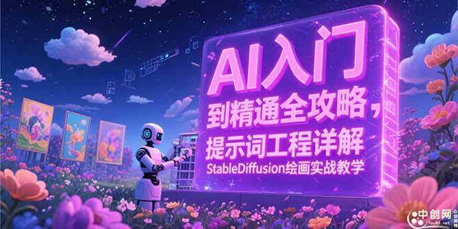 （15181期）AI入门到精通全攻略，提示词工程详解，StableDiffusion绘画实战教学-吾爱网创