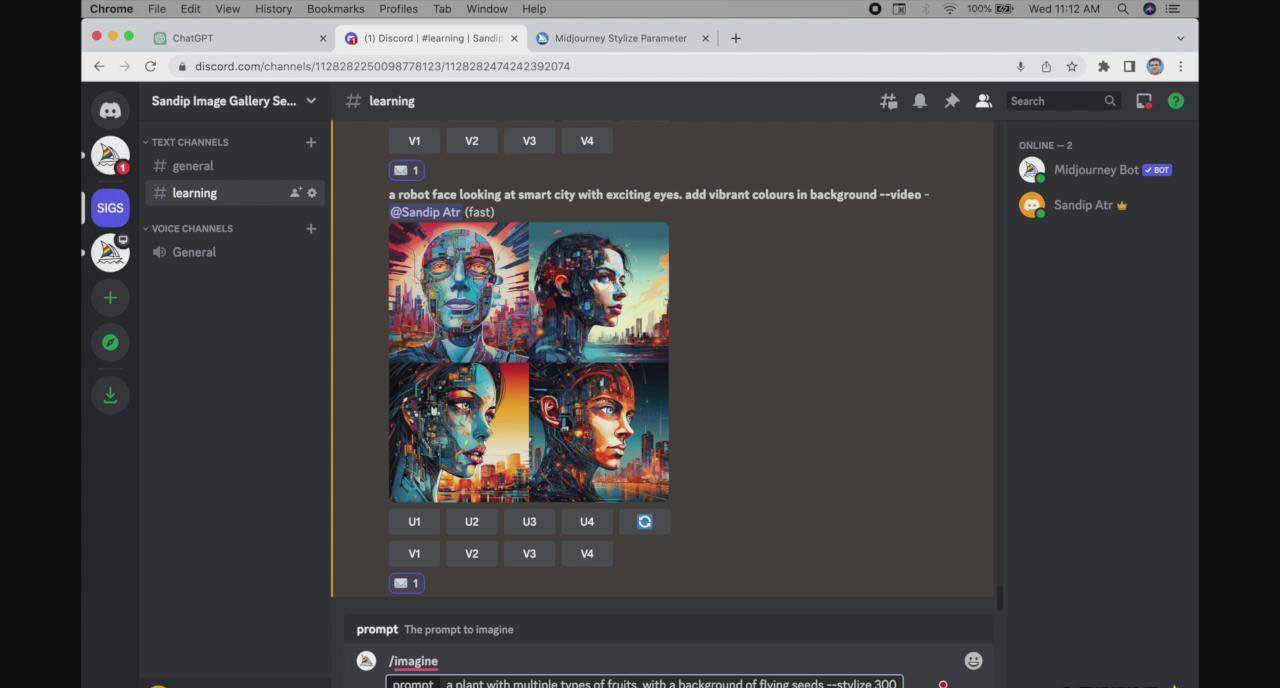 图片[2]-ChatGPT4 和 MidJourney AI 绘画聊天革命性指南教程-33节视频课-中英字幕-吾爱网创