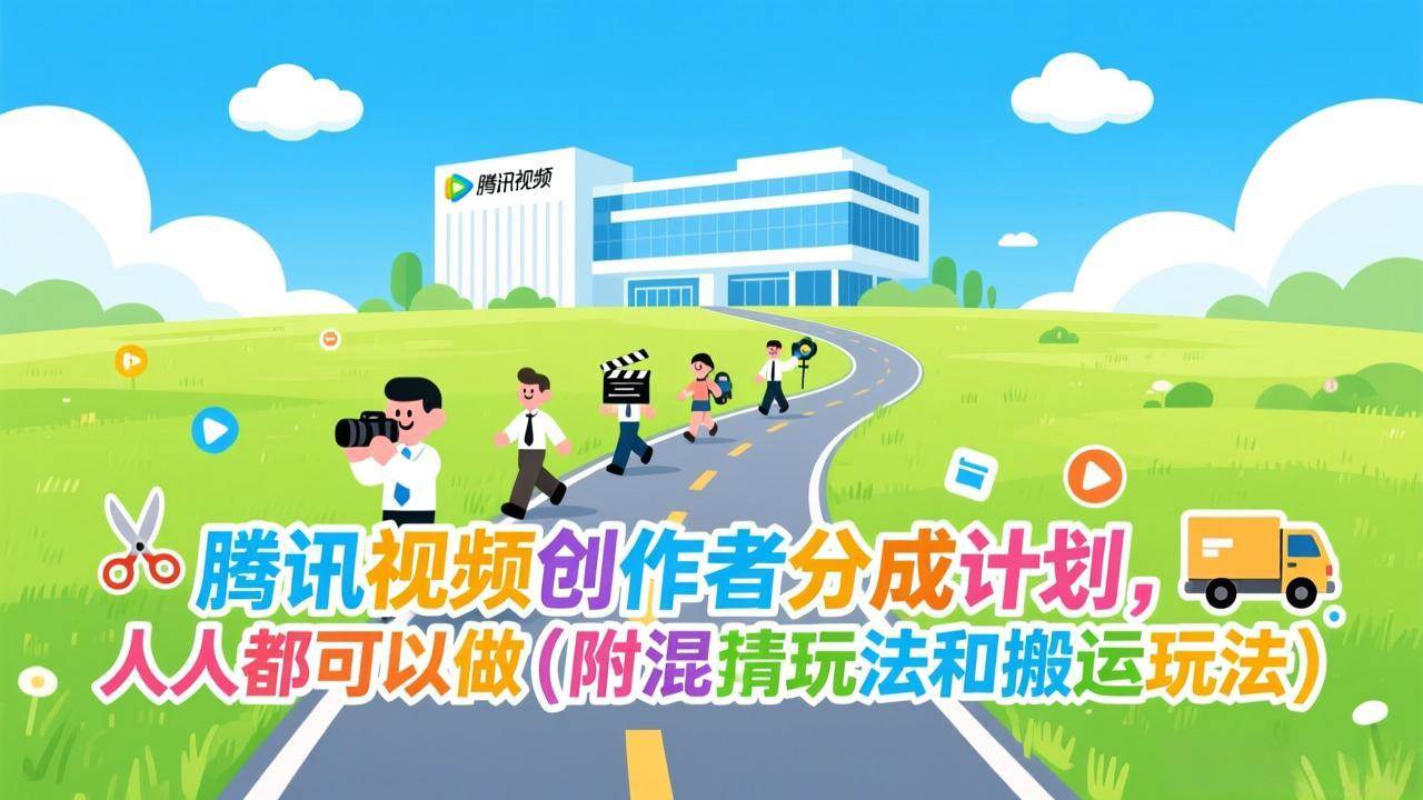 (17137期)腾讯视频创作者分成计划,人人都可以做(附混剪玩法和搬运玩法)-吾爱网创