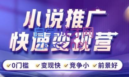 洲洲老师·小说推广快速变现营-吾爱网创