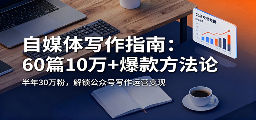 自媒体写作指南:60篇10万+爆款方法论,半年30万粉,解锁公众号写作运营变现-吾爱网创