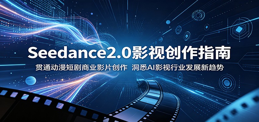 Seedance2.0影视创作指南:贯通动漫短剧商业影片创作,洞悉AI影视行业发展新趋势-吾爱网创
