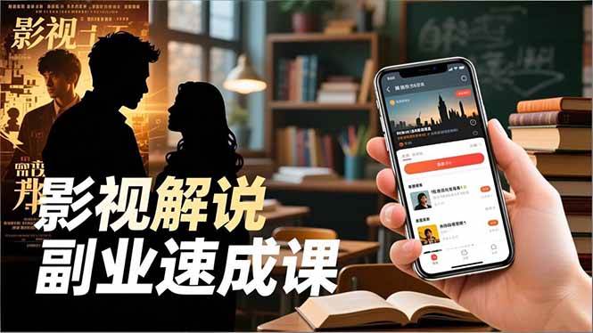 (16740期)Tk影视解说副业速成课,软件安装、全流程实操、爆款预设,新手两周变现-吾爱网创