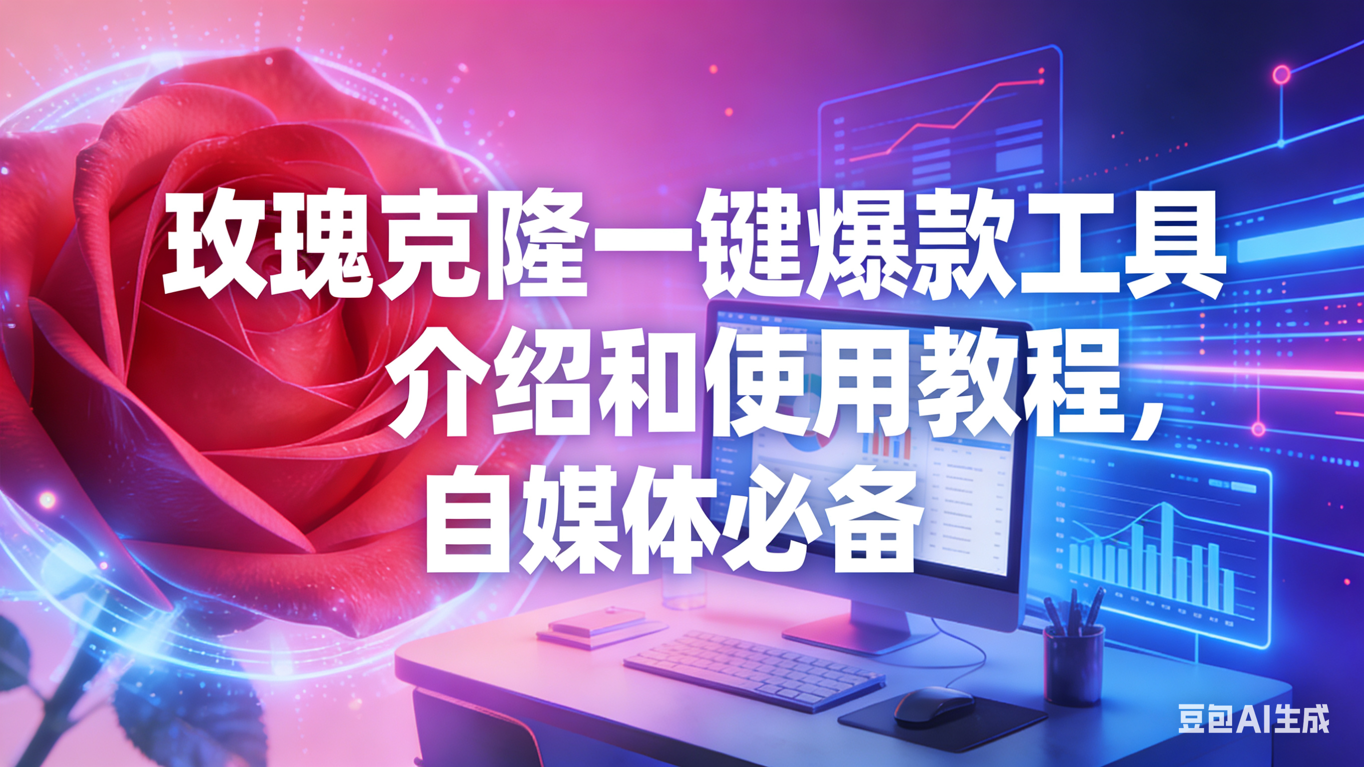 （16772期）玫瑰克隆工具，自媒体必备，一键爆款工具详细介绍和使用教程-吾爱网创