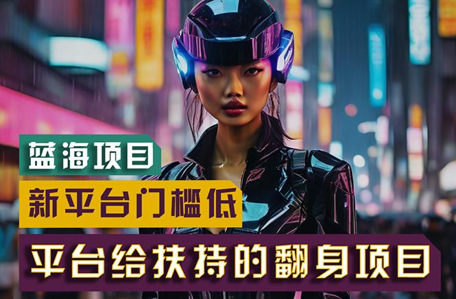 【蓝海项目】新平台无脑搬运，翻身项目 门槛低 小白也能轻松上手 日入500+-吾爱网创