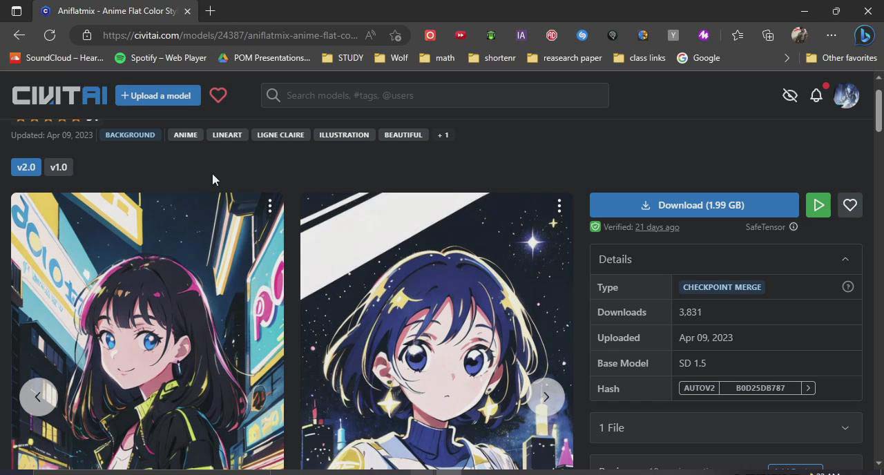 图片[1]-利用Stable Diffusion创建动漫艺术图像使用AI绘画赚钱-中英字幕-吾爱网创