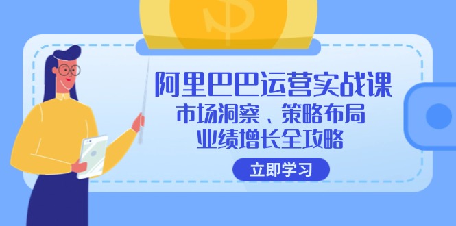 阿里巴巴运营实战课:市场洞察、策略布局、业绩增长全攻略-吾爱网创