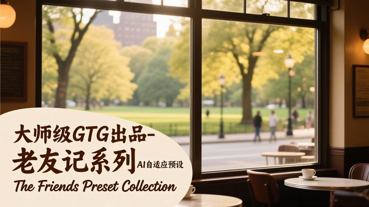 （17403期）大师级GTG出品-老友记系列AI自适应预设The Friends Preset Collection-吾爱网创
