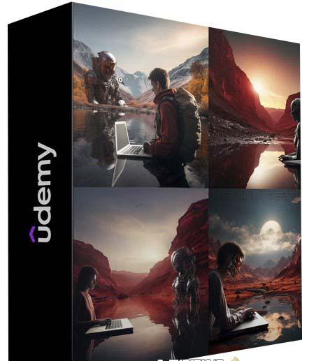 ChatGPT4 和 MidJourney AI 绘画聊天革命性指南教程-33节视频课-中英字幕-吾爱网创