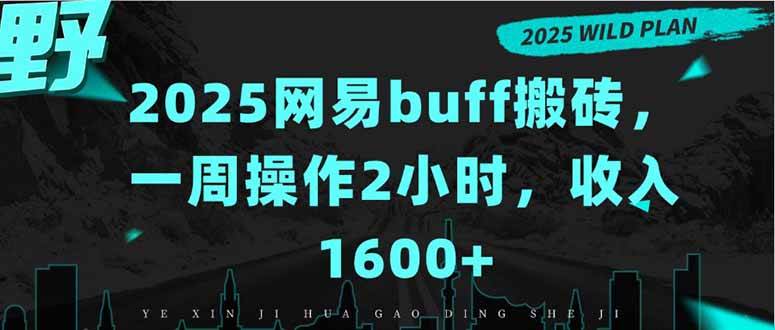 （15666期）2025网易buff搬砖，一周操作2小时，收入1600+-吾爱网创