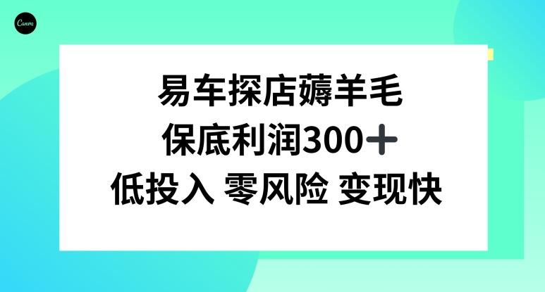 易车APP首页十亿补贴活动，选择到店补贴，保底利润300+-吾爱网创
