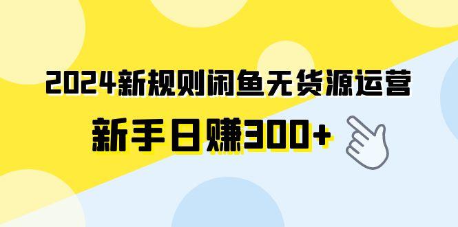 (9522期)2024新规则闲鱼无货源运营新手日赚300+-吾爱网创