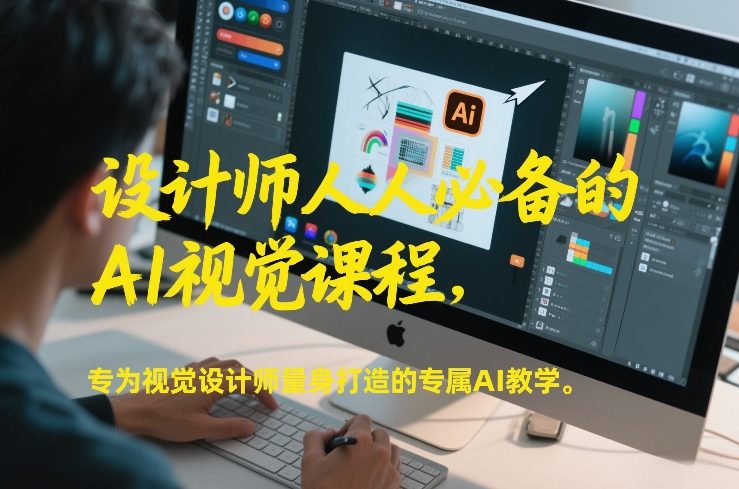 设计师人人必备的AI视觉课程，专为视觉设计师量身打造的专属AI教学-吾爱网创