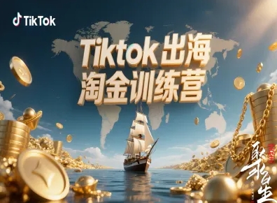 Tiktok出海淘金训练营，跨境电商TK实战变现-吾爱网创