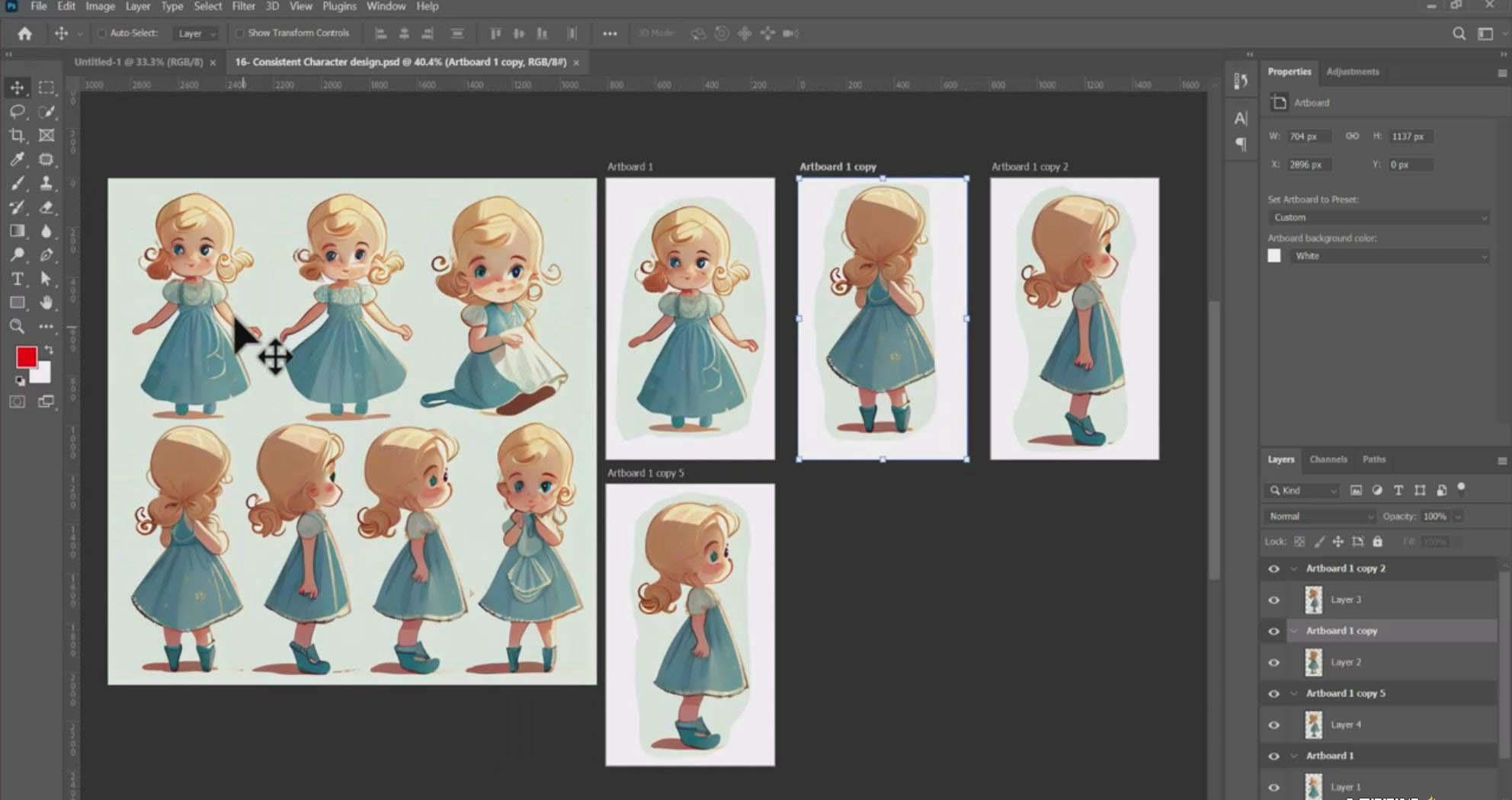 图片[7]-掌握 MidJourney V5 AI + ChatGPT创建一致的角色设计图像-22节课-中英字幕-吾爱网创