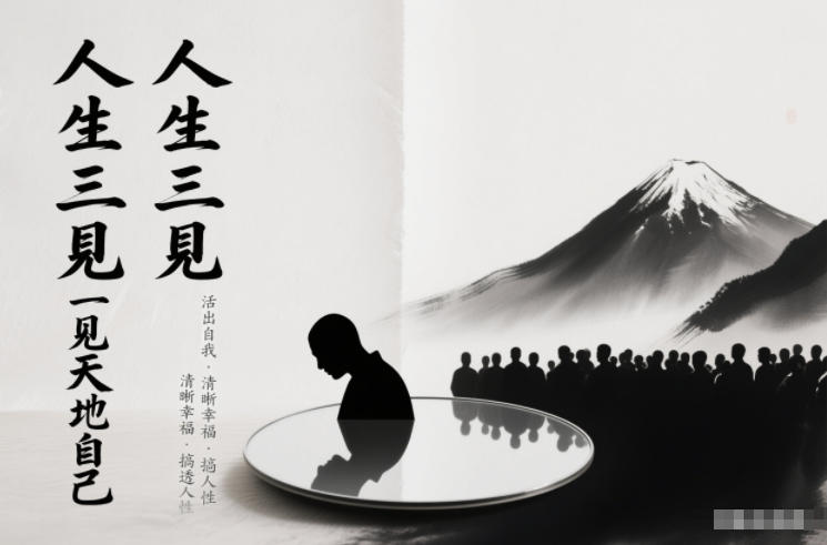 人生三见一见天地见众生见自己，活出自我拥有清晰幸福人生，搞透人性-吾爱网创