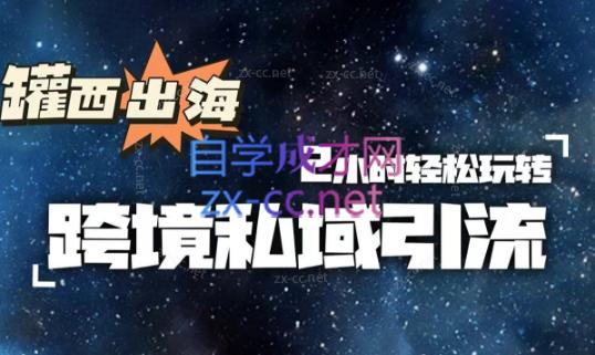 罐西老师·零基础学会跨境私域引流-吾爱网创