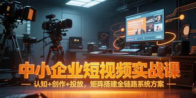 （15249期）中小企业短视频实战课，认知+创作+投放，矩阵搭建全链路系统方案-吾爱网创