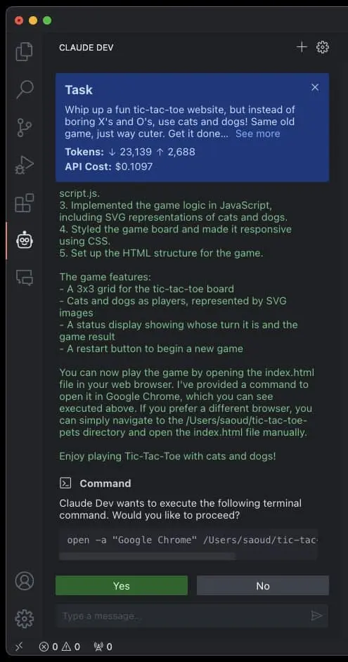 Claude Dev｜AI编程-吾爱网创