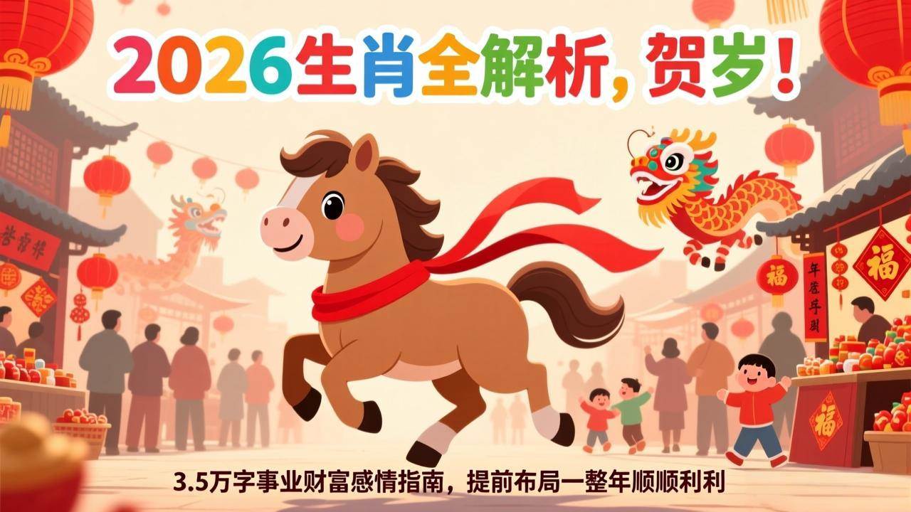 （17428期）付费文章：贺岁！2026生肖全解析，3.5万字事业财富感情指南，提前布局一整年顺顺利利-吾爱网创
