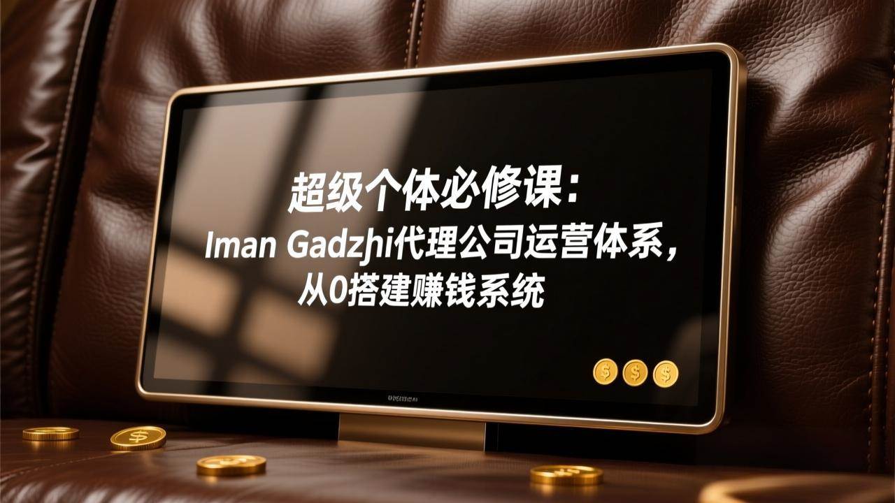 （17525期）超级个体必修课：Iman Gadzhi代理公司运营体系，从0搭建赚钱系统-吾爱网创