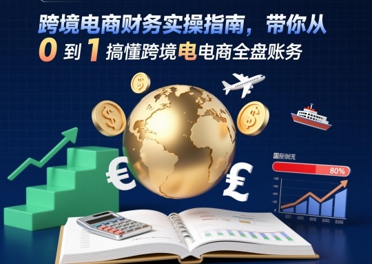 跨境电商财务实操指南，带你从0到1搞懂跨境电商全盘账务-吾爱网创