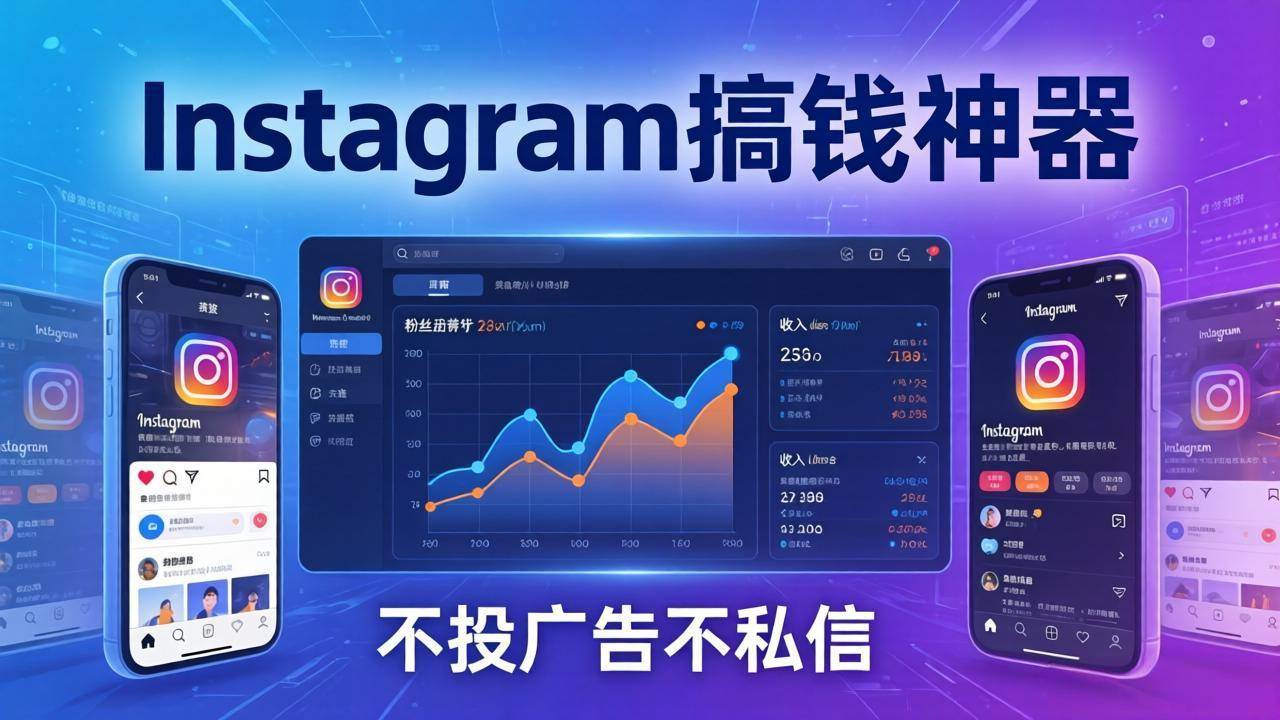 （17731期）Instagram搞钱神器：月涨6万粉+月入5万刀，不投广告不私信，靠算法+低价产品-吾爱网创